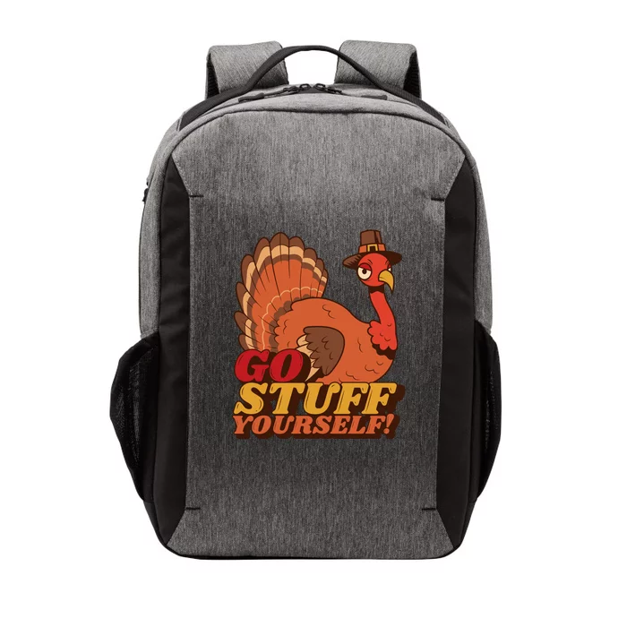 Go Stuff Yourself Funny Thanksgiving Vector Backpack