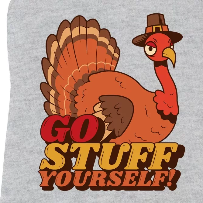 Go Stuff Yourself Funny Thanksgiving Women's Racerback Tank