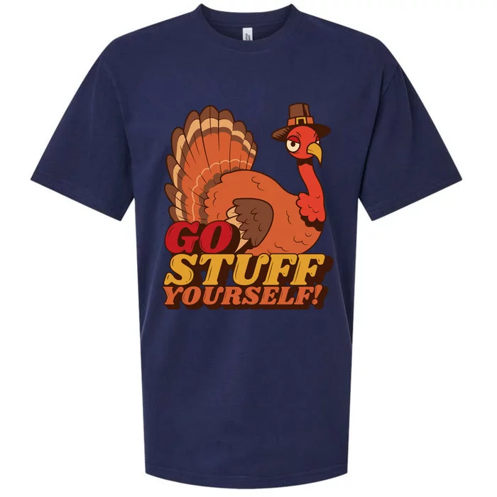 Go Stuff Yourself Funny Thanksgiving Sueded Cloud Jersey T-Shirt