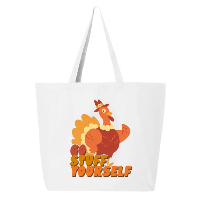 Go Stuff Yourself Funny Thanksgiving Turkey Holiday 25L Jumbo Tote