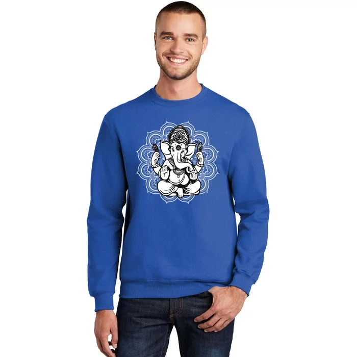 Ganesh Symbol Yoga Hindu Meditation Lover Gift Sweatshirt