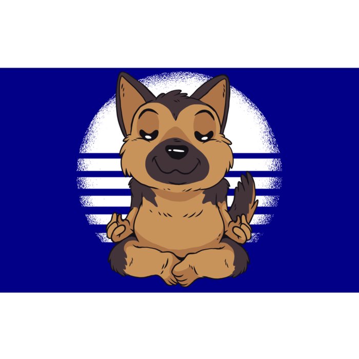 Ger Shepherd Yoga Namaste Gsd Lovers Dog Yoga Pose Gift Bumper Sticker