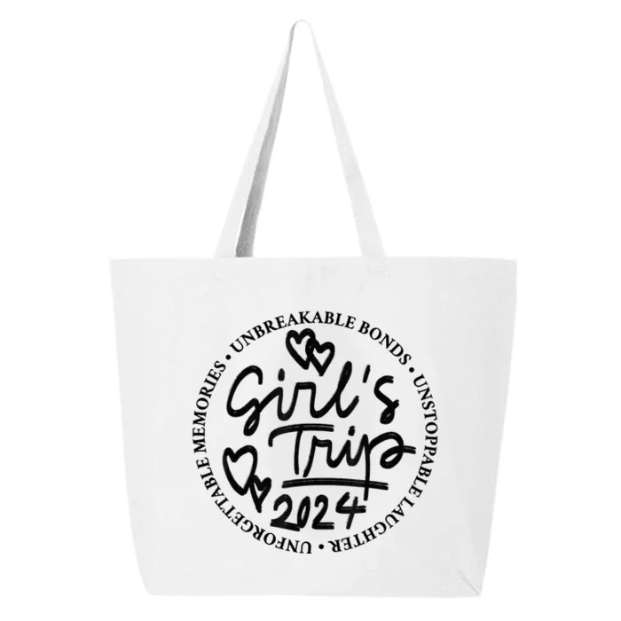 Girl Trip 2024 Weekend Vacation Matching 25L Jumbo Tote