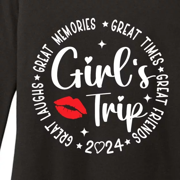 Girl Trip 2024 Weekend Vacation Matching Group Womens CVC Long Sleeve Shirt