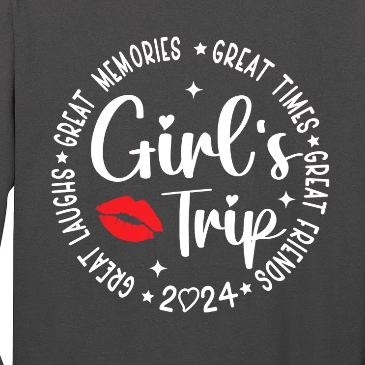 Girl Trip 2024 Weekend Vacation Matching Group Long Sleeve Shirt