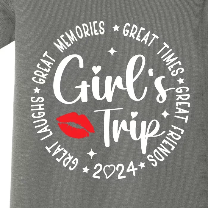 Girl Trip 2024 Weekend Vacation Matching Group Baby Bodysuit