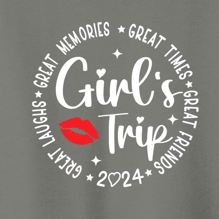 Girl Trip 2024 Weekend Vacation Matching Group Toddler T-Shirt