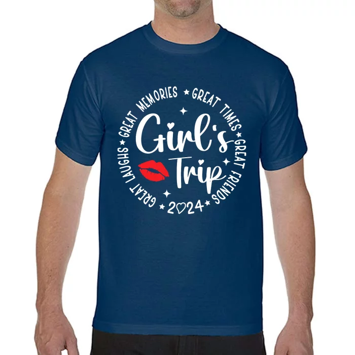 Girl Trip 2024 Weekend Vacation Matching Group Comfort Colors T-Shirt