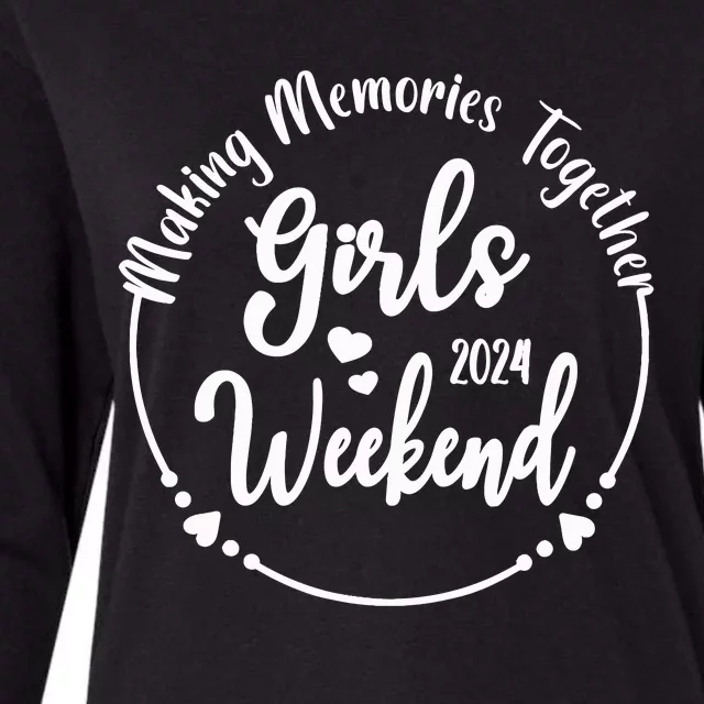 Girl Trip 2024 Cute Girl Weekend 2024 Womens Cotton Relaxed Long Sleeve T-Shirt