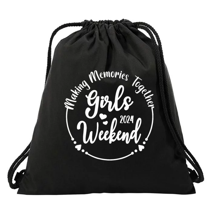 Girl Trip 2024 Cute Girl Weekend 2024 Drawstring Bag