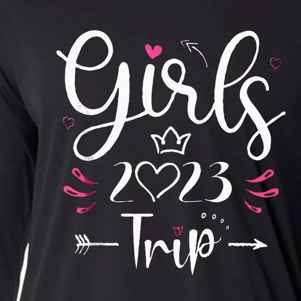 Girls Trip 23 Weekend Summer 23 Vacation Cooling Performance Long Sleeve Crew