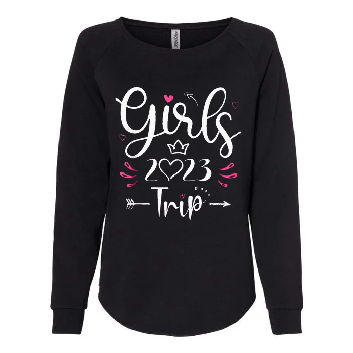 Girls Trip 23 Weekend Summer 23 Vacation Womens California Wash Sweatshirt