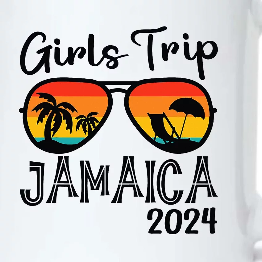 Girl Trip 2024 Weekend Jamaica Vacation Matching Black Color Changing Mug