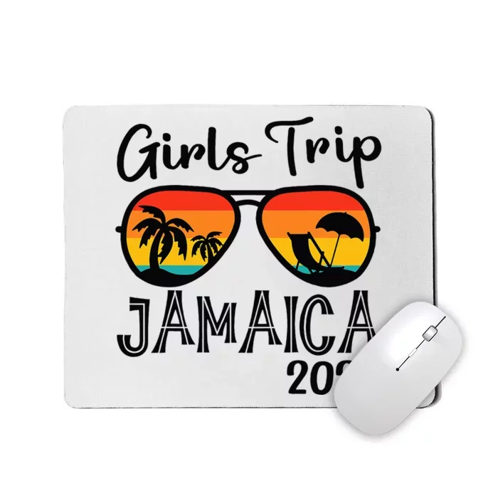 Girl Trip 2024 Weekend Jamaica Vacation Matching Mousepad