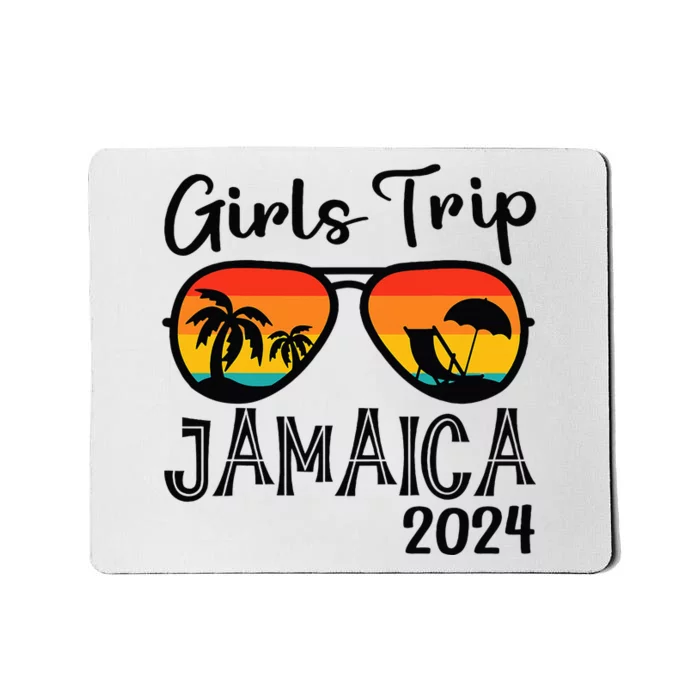 Girl Trip 2024 Weekend Jamaica Vacation Matching Mousepad