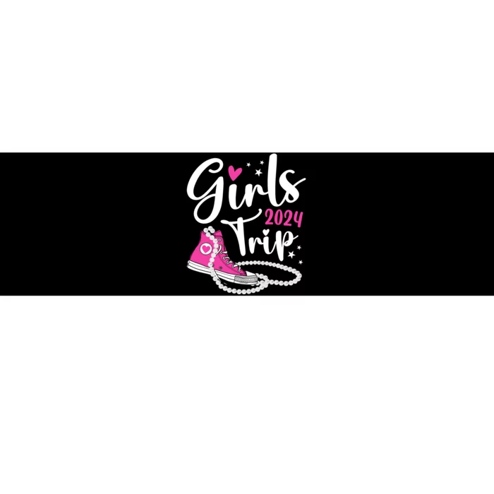 Girl Trip 2024 Wo Weekend Vacation Match Chuck And Pearl Bumper Sticker