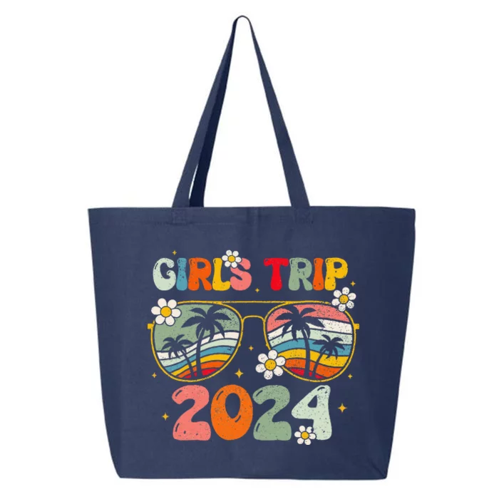 Girl Trip 2024 Weekend Summer Beach Vacation 2024 25L Jumbo Tote