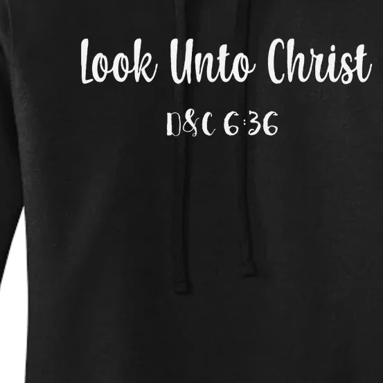 Gospel Theme 2025 Look Unto Christ Yw Ym D&C 636 Women's Pullover Hoodie