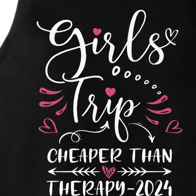 Girl Trip 2024 Funny Weekend Trip Summer 2024 Vacation Ladies Tri-Blend Wicking Tank