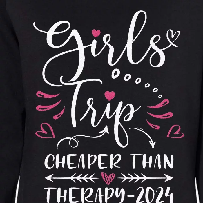 Girl Trip 2024 Funny Weekend Trip Summer 2024 Vacation Womens California Wash Sweatshirt