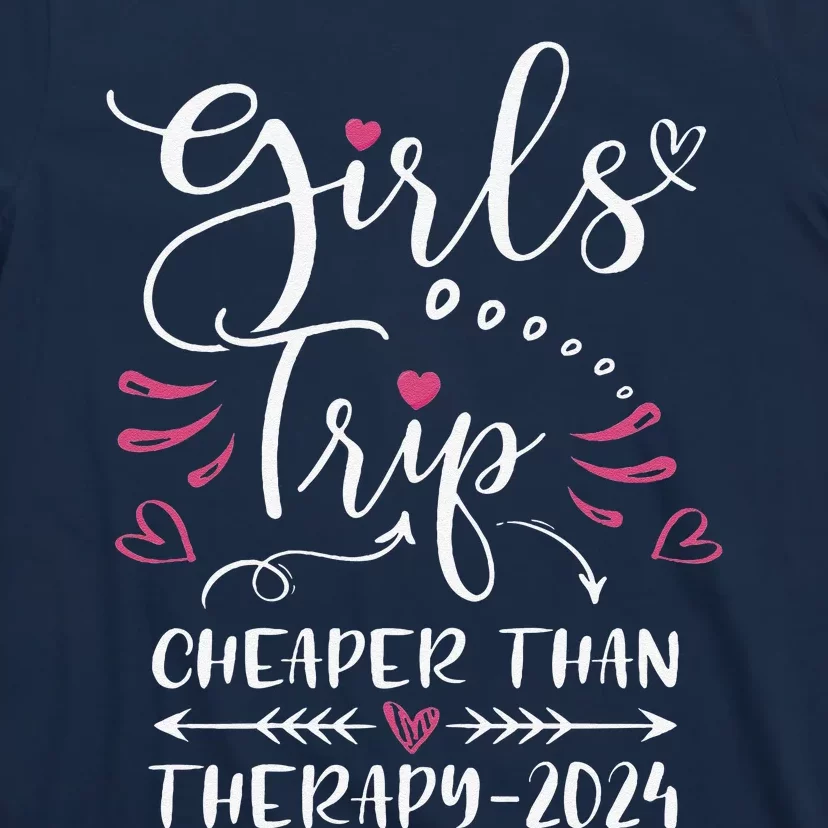 Girl Trip 2024 Funny Weekend Trip Summer 2024 Vacation T-Shirt