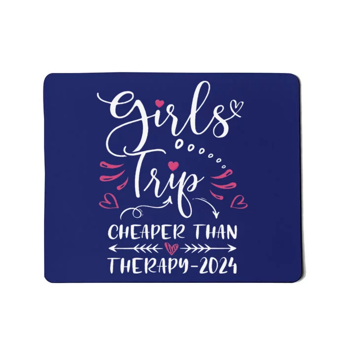 Girl Trip 2024 Funny Weekend Trip Summer 2024 Vacation Mousepad