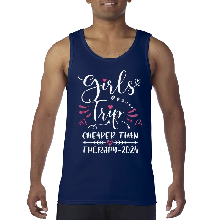 Girl Trip 2024 Funny Weekend Trip Summer 2024 Vacation Tank Top