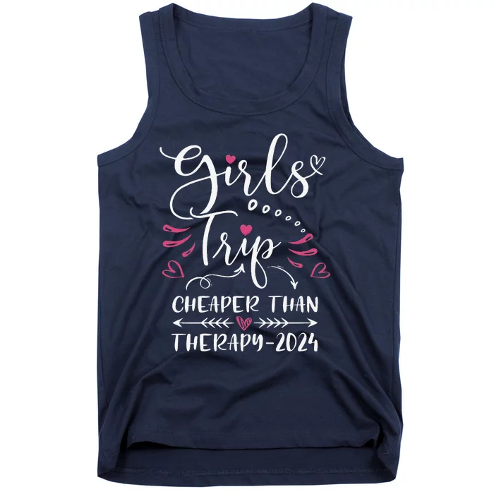 Girl Trip 2024 Funny Weekend Trip Summer 2024 Vacation Tank Top