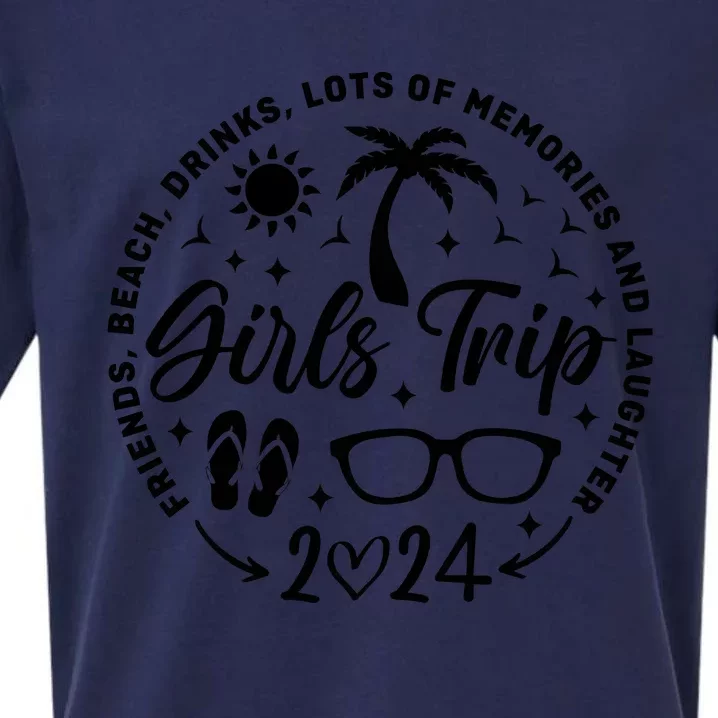 Girl Trip 2024 Crusing Lover Trip Sueded Cloud Jersey T-Shirt