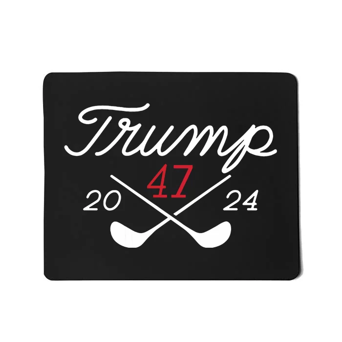 Golf Trump 47 2024 On Back Mousepad