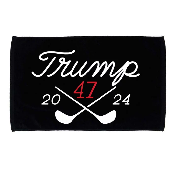 Golf Trump 47 2024 On Back Microfiber Hand Towel