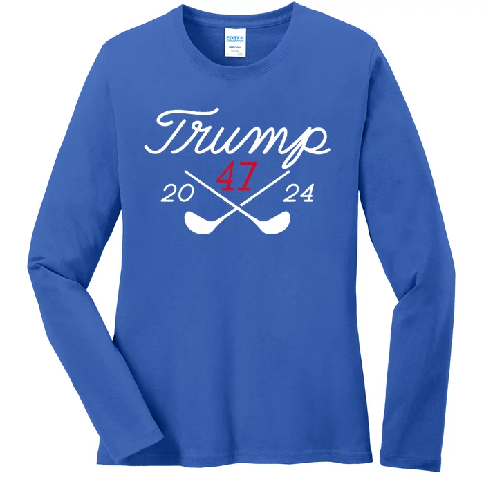 Golf Trump 47 2024 Ladies Long Sleeve Shirt