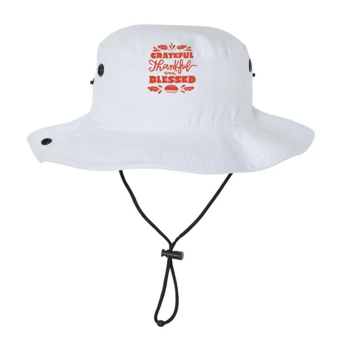 Grateful Thankful And Blessed Thanksgiving Legacy Cool Fit Booney Bucket Hat