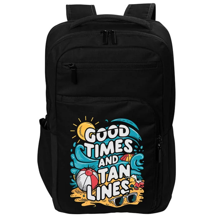 Good Times And Tan Linesv Impact Tech Backpack