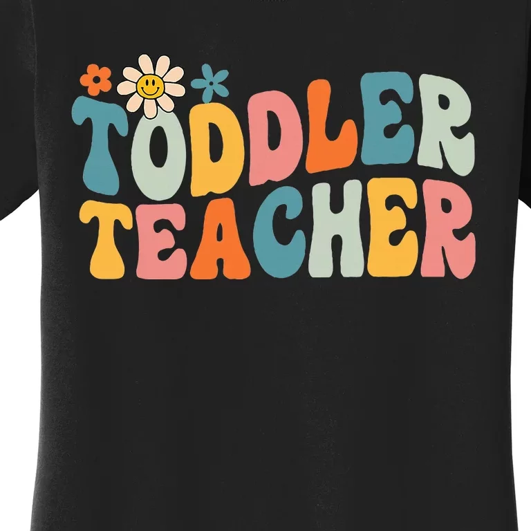 Groovy Teacher Appreciation Back To School Women's T-Shirt