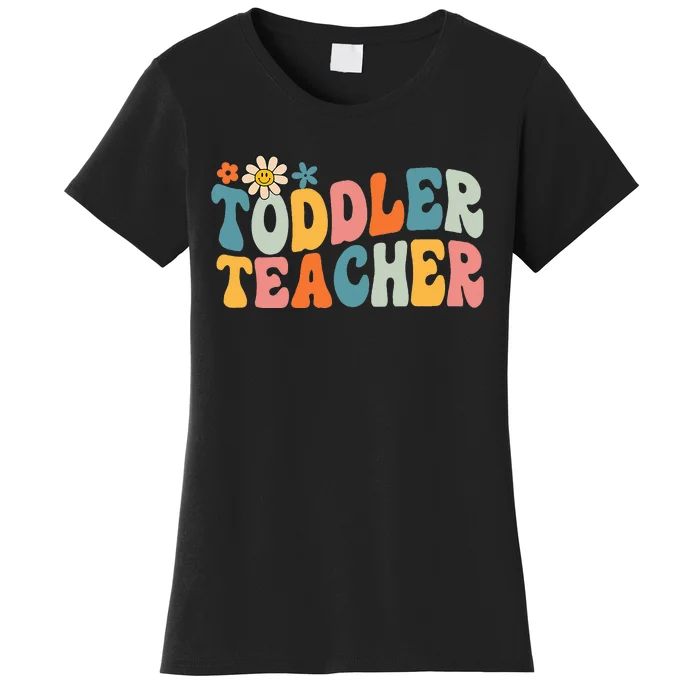 Groovy Teacher Appreciation Back To School Women's T-Shirt