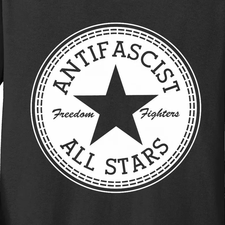 Greta Thunberg Antifa Freedom Fighters Kids Long Sleeve Shirt