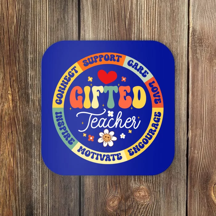 Gifted Teacher And Talented Appreciation Week Back To School Cute Gift Coaster