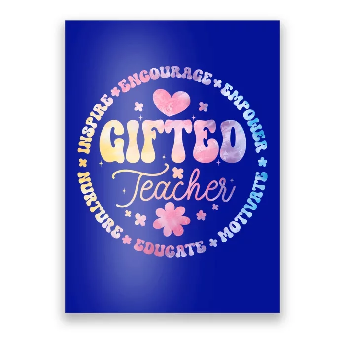 Gifted Teacher And Talented Appreciation Week Back To School Cool Gift Poster