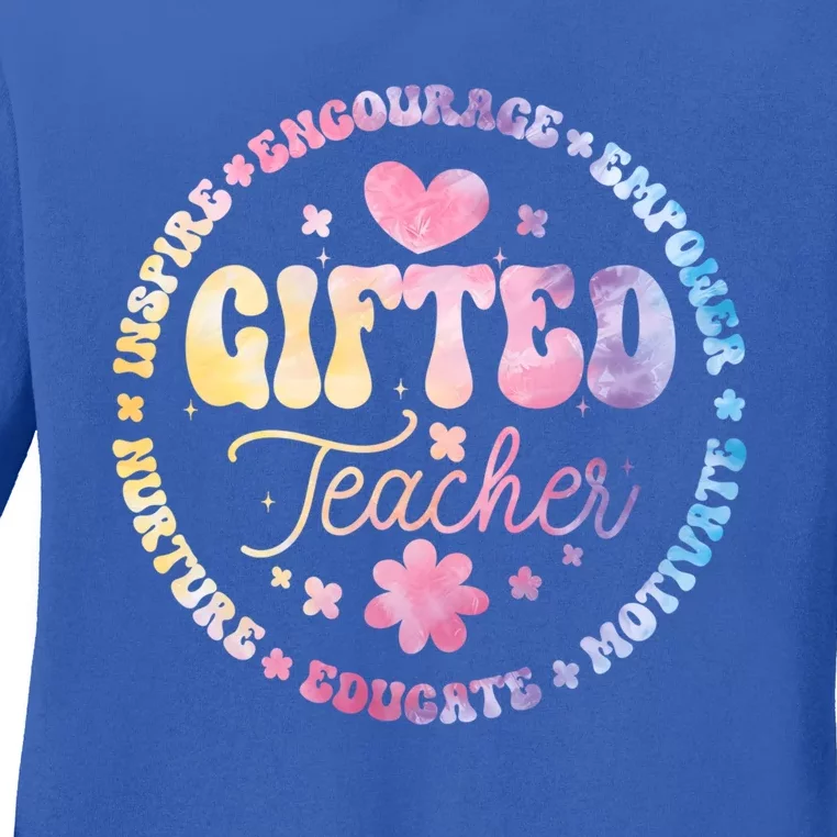 Gifted Teacher And Talented Appreciation Week Back To School Cool Gift Ladies Long Sleeve Shirt