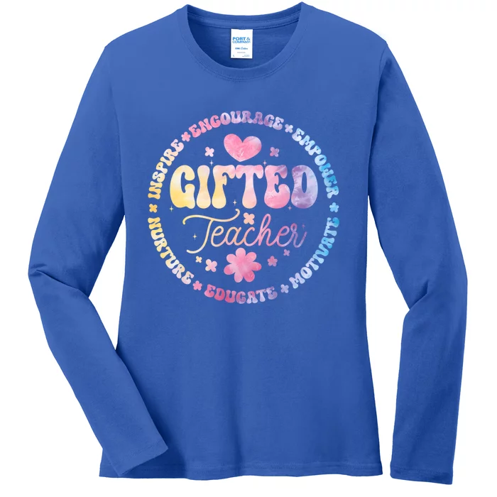 Gifted Teacher And Talented Appreciation Week Back To School Cool Gift Ladies Long Sleeve Shirt