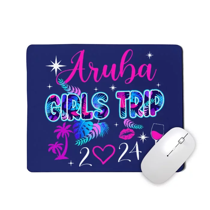 Girl Trip Aruba 2024 Weekend Hello Summer 2024 Vacation Mousepad