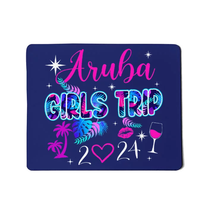 Girl Trip Aruba 2024 Weekend Hello Summer 2024 Vacation Mousepad