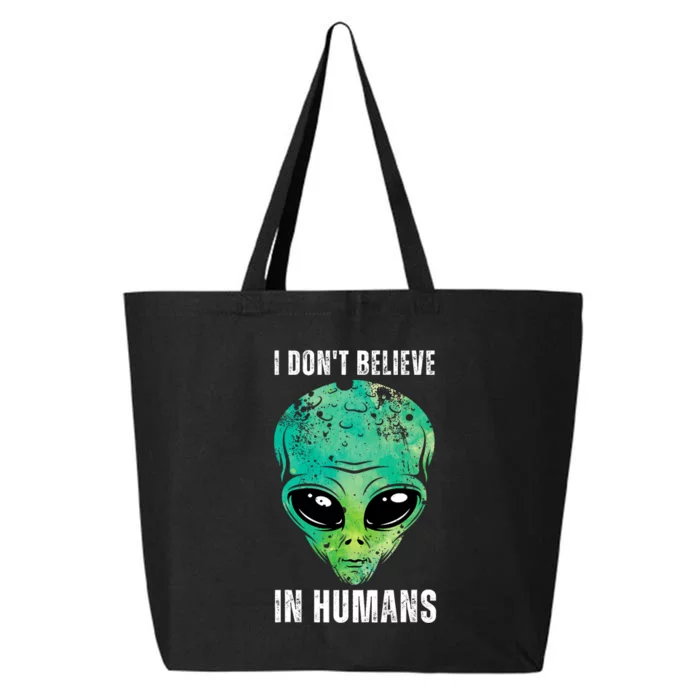 Green Turquoise Alien Face Halloween Costume 25L Jumbo Tote