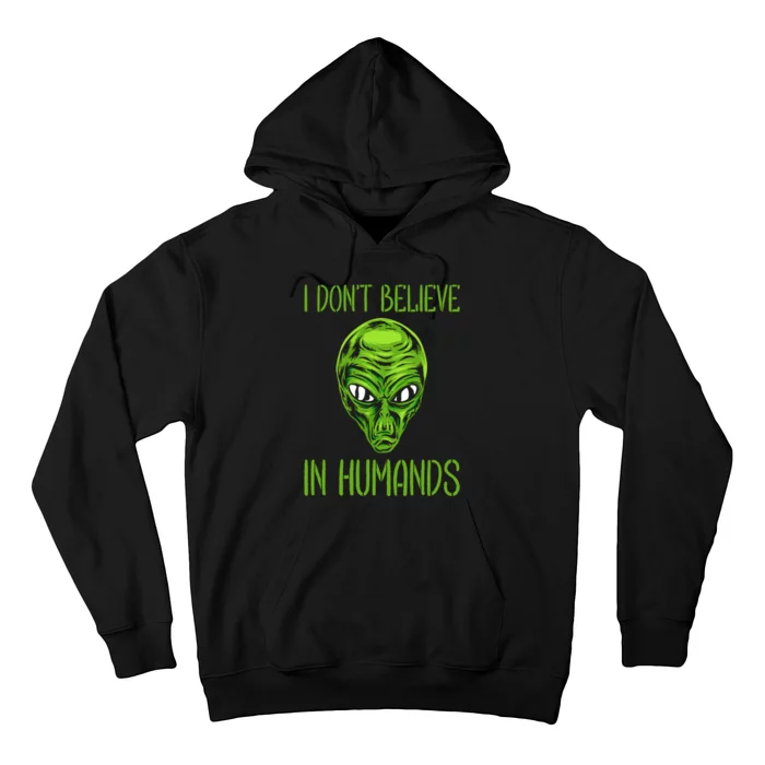 Green Turquoise Alien Face Halloween Costume Hoodie