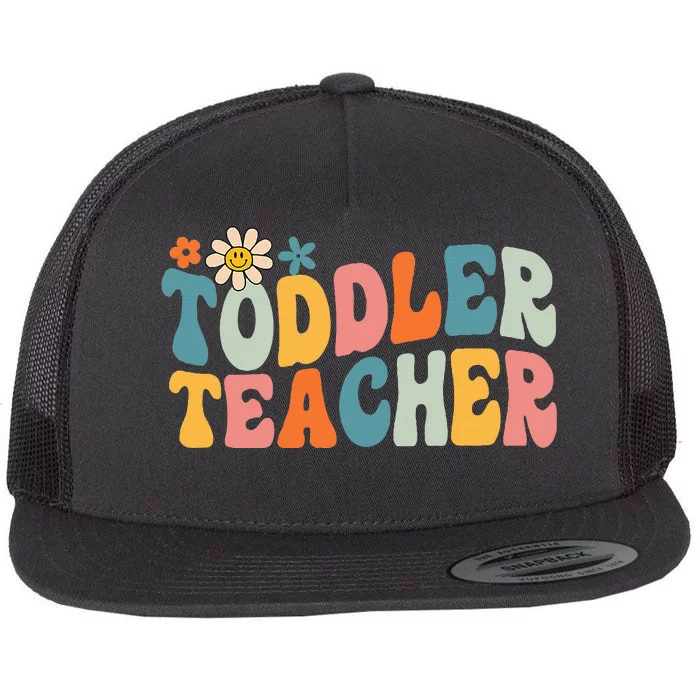 Groovy Teacher Appreciation Flat Bill Trucker Hat