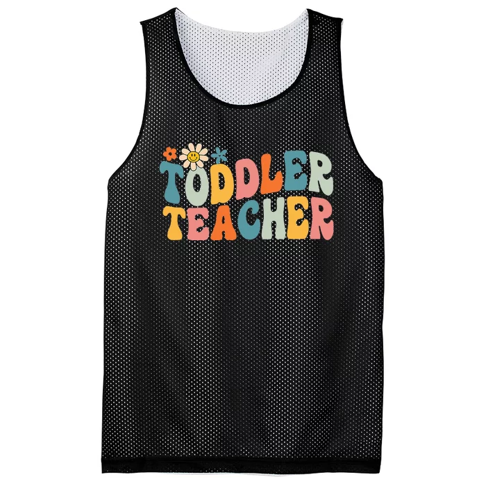 Groovy Teacher Appreciation Mesh Reversible Basketball Jersey Tank