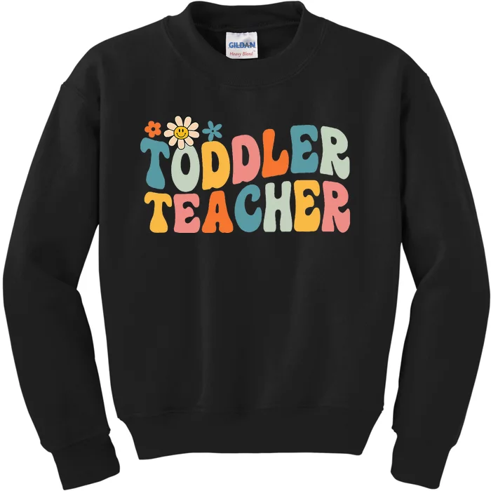 Groovy Teacher Appreciation Kids Sweatshirt