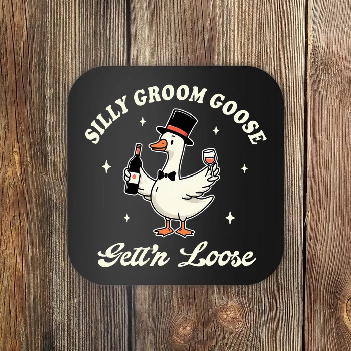 Groom To Be Bachelorette Silly Groom Goose Gettin Loose Coaster