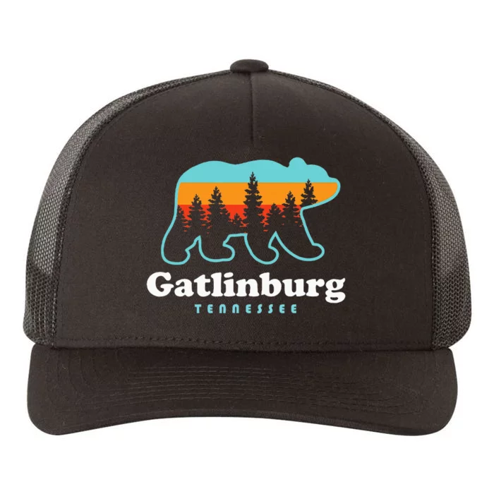 Gatlinburg Tennessee Bear Great Smoky Mountains Yupoong Adult 5-Panel Trucker Hat